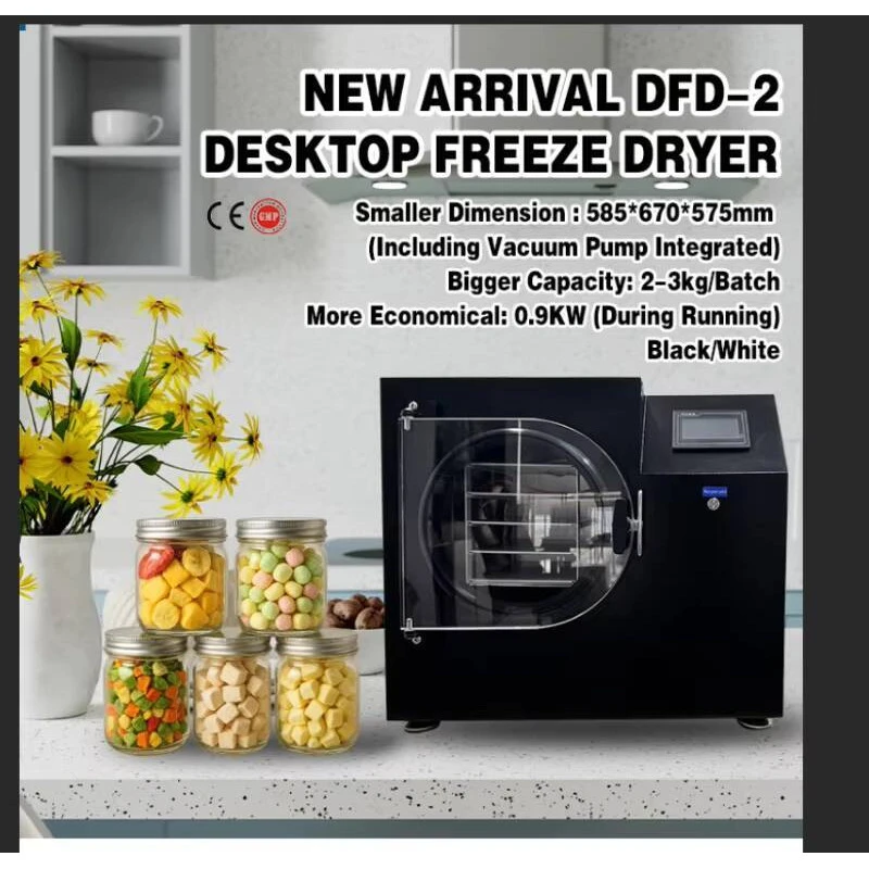 

Household Small Freeze Dryer/Drying Machine 3Kg With Pump, Used For Food Processing, Candy, Meat, And Herb Drying