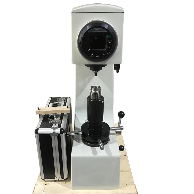 

Automatic Digital Rockwell Hardness Tester for Carburized Steel Includes Loading Dwell Unloading Features