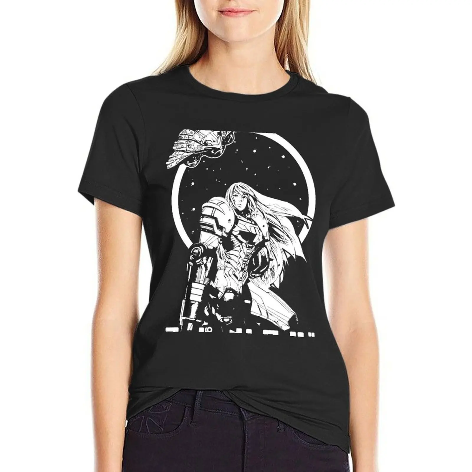 

SAMUS ARAN T-Shirt quick-drying tops graphics t shirt dress Women