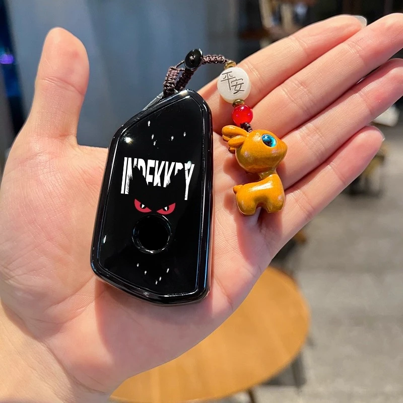 حافظة مفاتيح السيارة من البولي يوريثان غطاء عن بعد شل حامل حامي التصميم فوب ل Volkswagen VW New Golf 8 MK8 Teramont ID.3 ID4X ID6X CROZZ