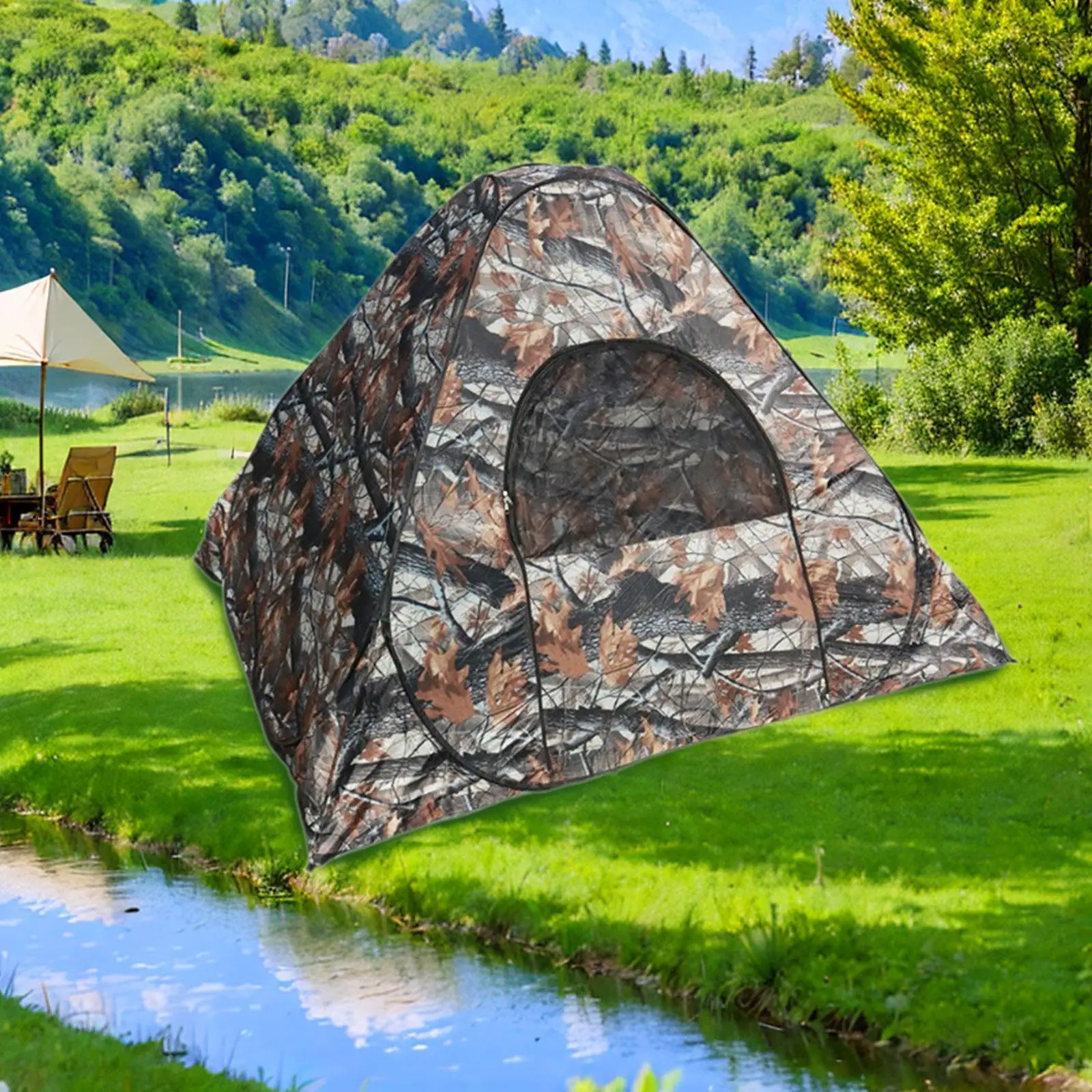 

Camping Tent 2-4 Person Canopy Automatic Quick Open Tent for Backpacking