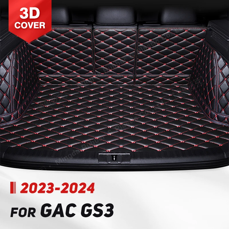 Auto Full Coverage Trunk Mat For GAC GS3 2023-2024 Anti-Dirty Car Boot Cover Pad Cargo Liner Interior Protector Accessories