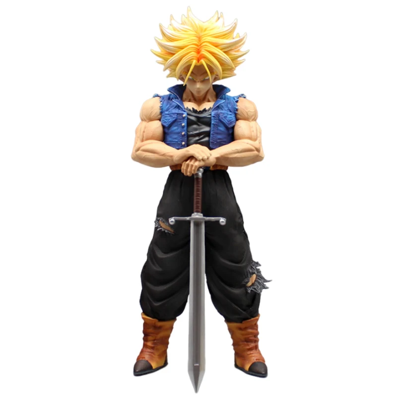 25cm DBZ Trunks Figura Anime Dragon Ball Z Torankusu Action Figures Manga Figurine Toys Model Ornaments Peripheral Gift for Kids