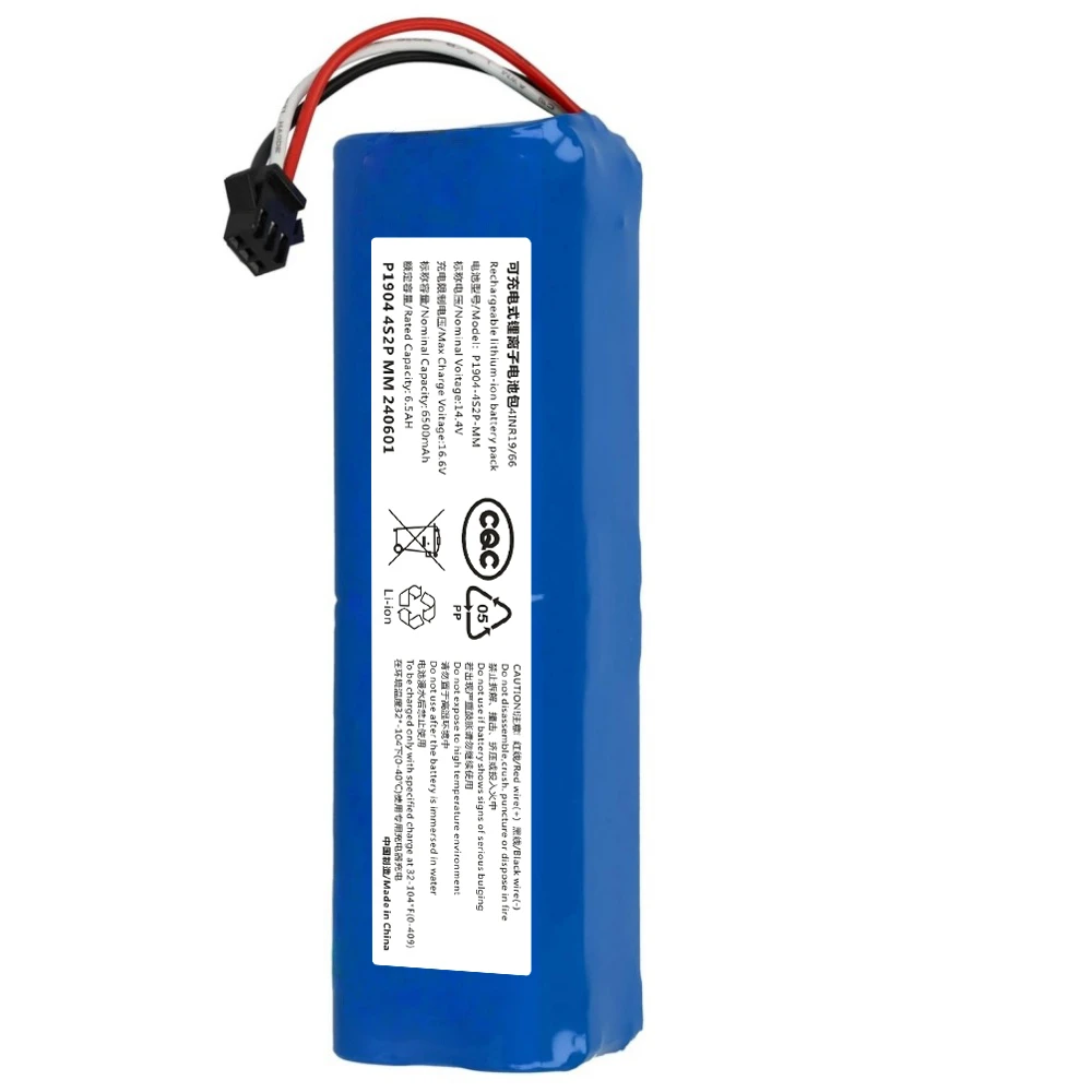 

Rechargeable Li-ion Battery For Xiaomi Lydsto R1 Pro S9 YM-S1-W03 G2 Roidmi Eve Plus neabot Q11 SYB2 Robot Vacuum Cleaner.