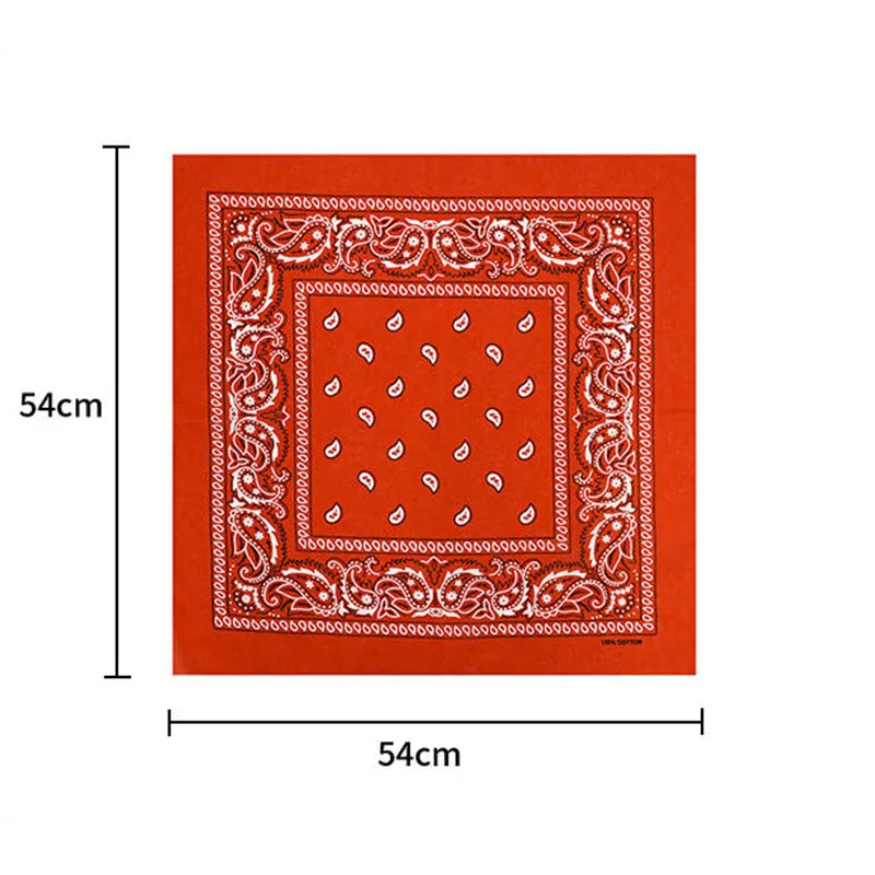 Hiphop Multifunctional Bandana - Trendy Paisley Scarf for Men Women (Breathable Head Wrap, Gift for Streetwear Fans)‌