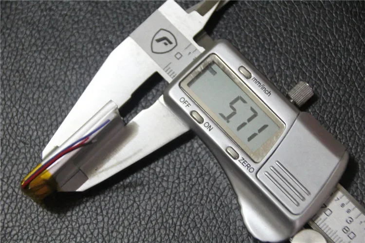 폴리머 리튬 배터리 602535 녹음기 MP3 전자 개 MP4, 3 선 500 mA 패키지 포스트 충전식 리튬 이온 셀, 3.7V