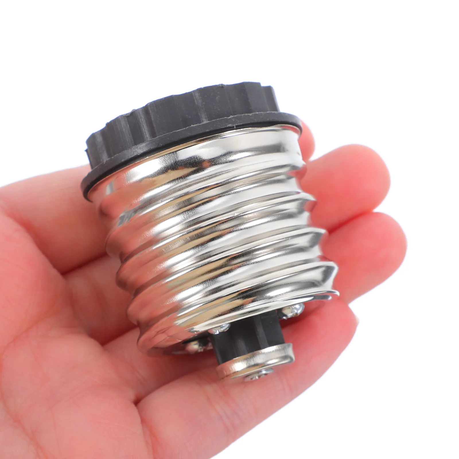 

10pcs to E26 Lamp Adapter Screw Fit Holder Zinc Alloy Simple Installation Home Office LED Bulb Base Socket Plug