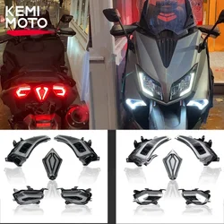 For Yamaha T-max 530 LED Signal Turn Lights 2012-2016 Tmax530 2013 2014 LED Front Rear Tail Brake Lamp Indicators With EmarK