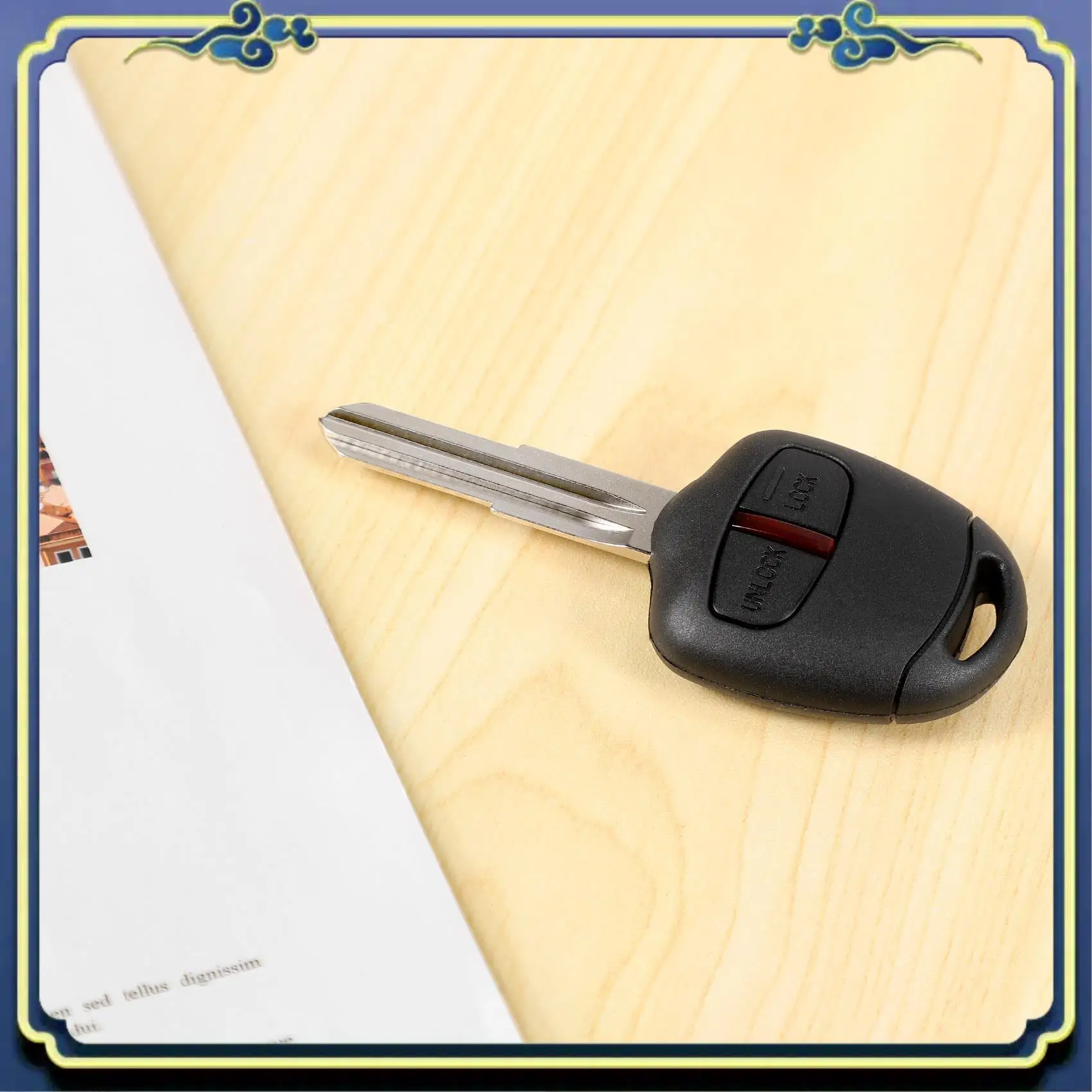 

AU16-автомобильный дистанционный ключ для MITSUBISHI Outlander Pajero Triton ASX Lancer MIT8 Blade 433,92 МГц