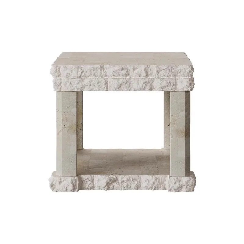 

Natural travertine, sofa side tables, ins double bedside table, B&B, square living room, balcony, small coffee table