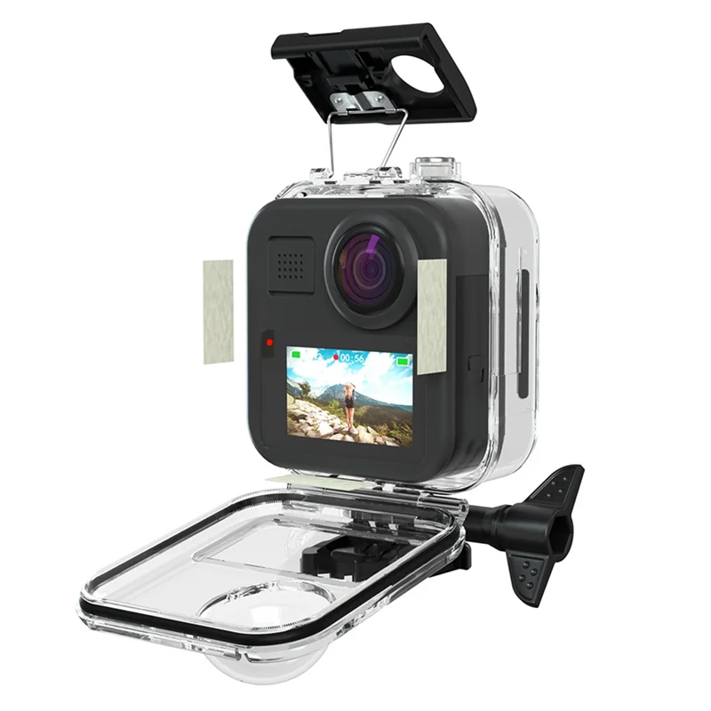 Étui étanche pour caméra de sport Gopro MAX, lunette de protection sous-marine, accessoires de plong