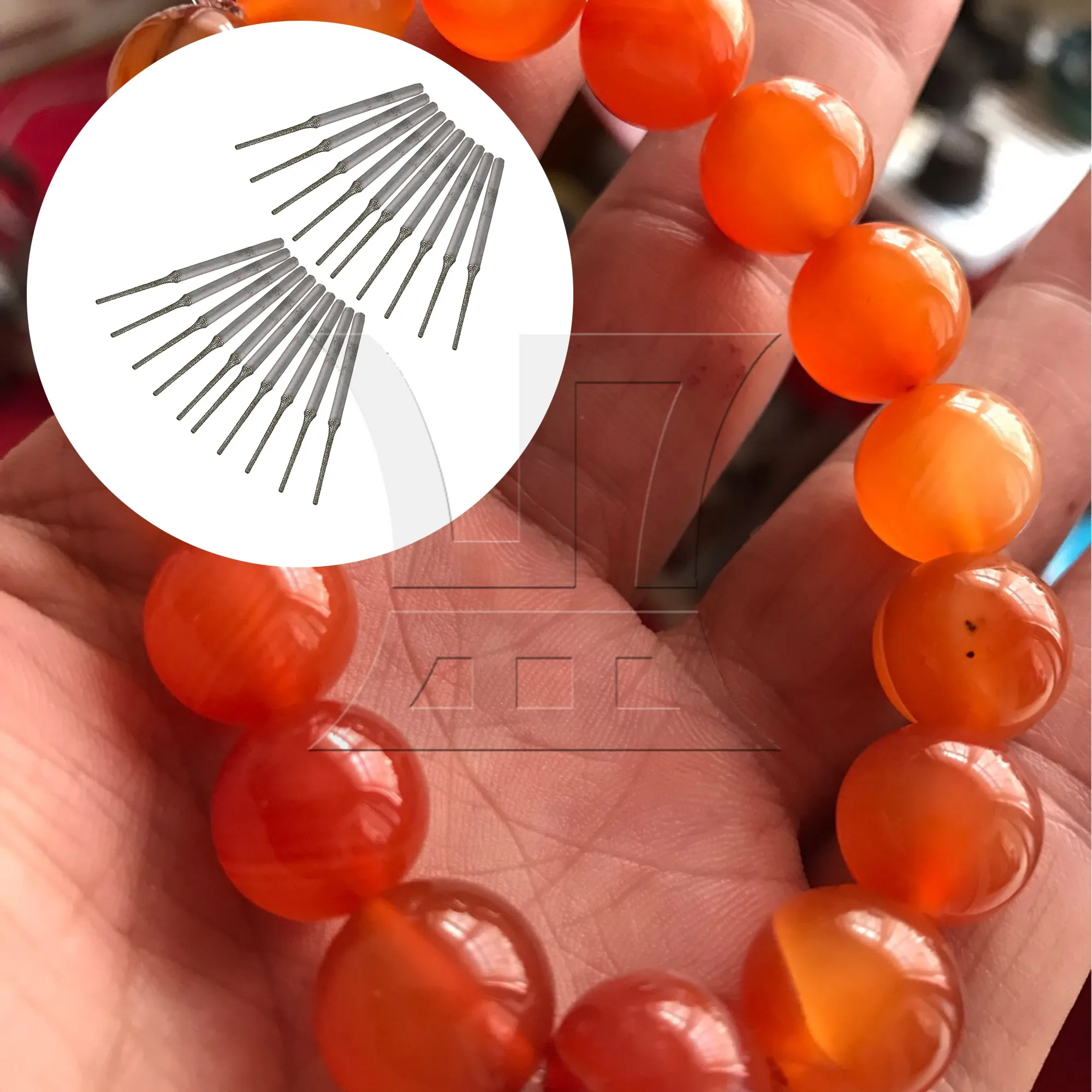 

CNBTR 20 шт. 1 мм сверла с алмазным покрытием, хвостовик 3/32 дюйма для стеклянной плитки, гранита