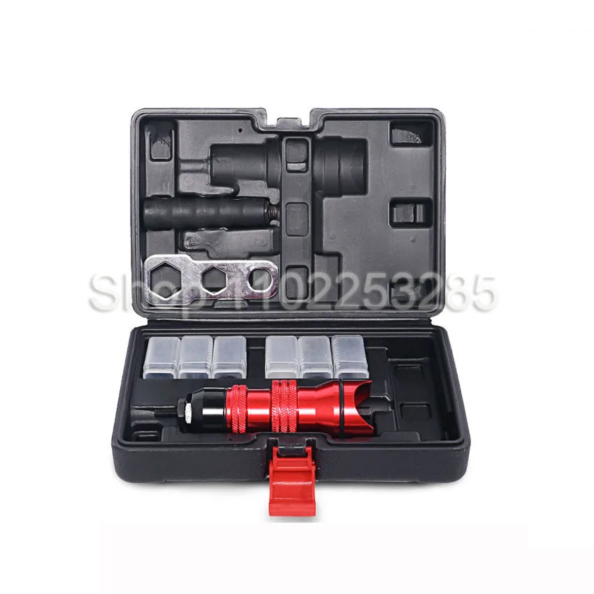 M3 M4 M5 M6 M8 M10 Electric Rivet Nut Gun Adapter, Insert Nut Riveting Tools, Tool Box, Rivet Nut Nailer