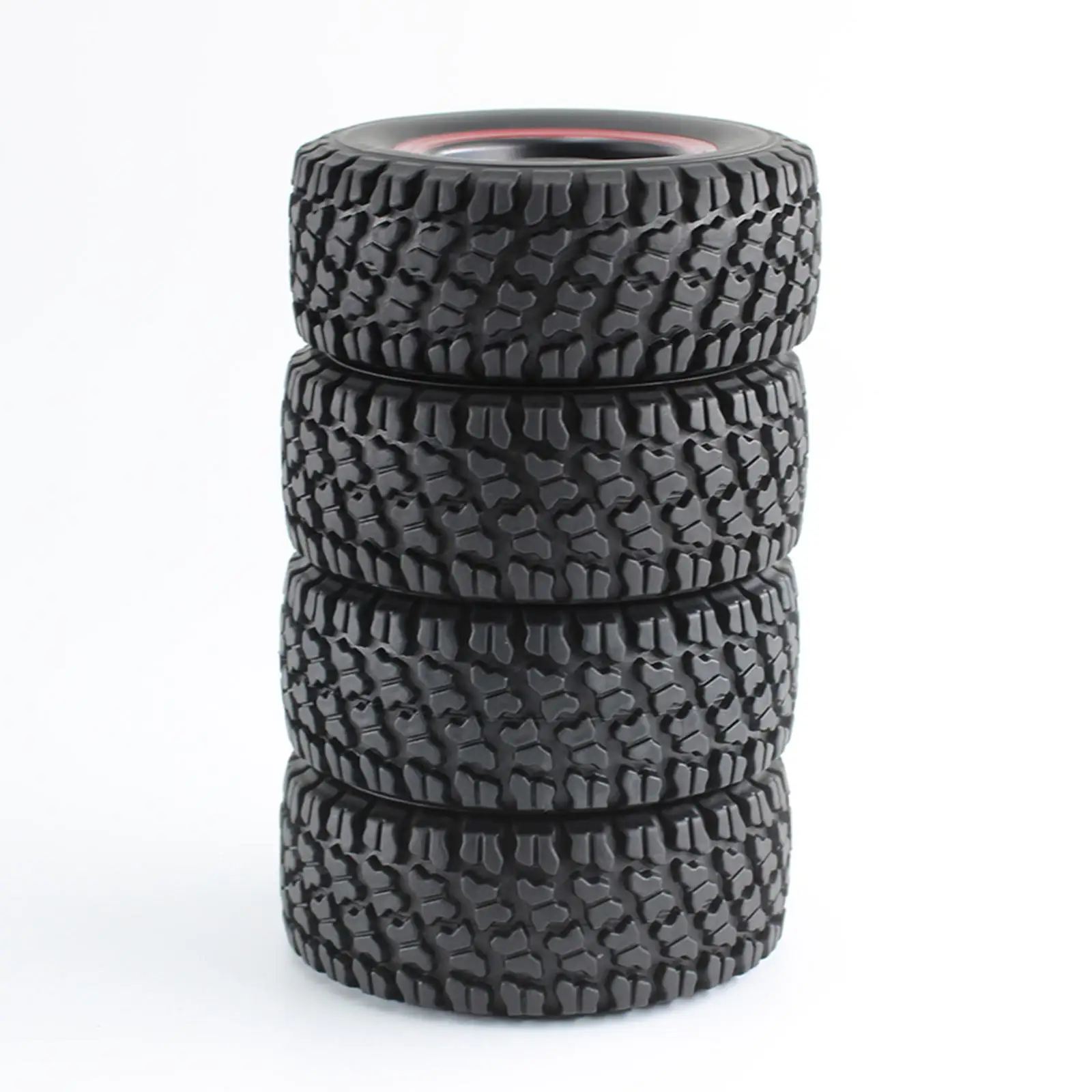 4 Stuks 8.2 Cm Rc Wiel Banden Supply Assembly Verbeterde Tractie Rc Onderdelen Toebehoren Vervanging Voor 16106Pro 16106 Crawler auto Vrachtwagen