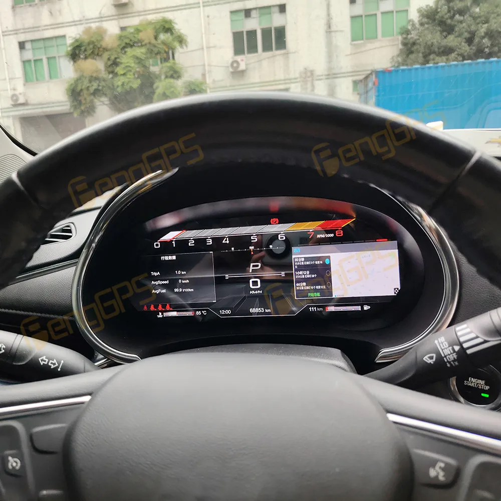 

12.3" LCD Dashboard Virtual Screen For Chevrolet Malibu XL 2015-2022 Generation Car Digital Instrument Cluster Speedomter Panel