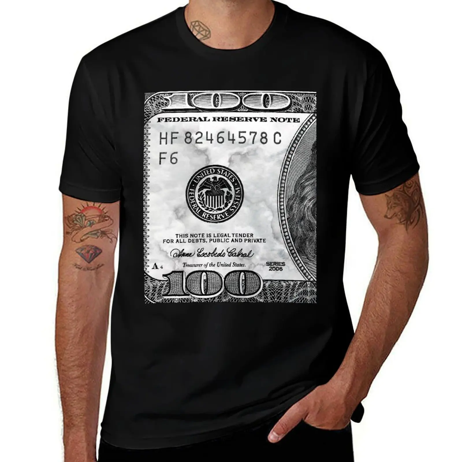 

Franklin Marble T-Shirt man t shirt designer t shirts cotton 100% man t shirt graphic T-shirt