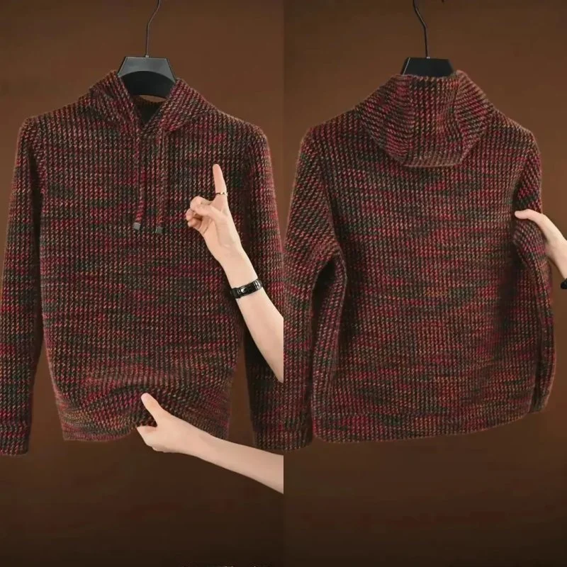 2025 New  Hoodie Jaet Couple Sweatirts Men's Youth Knitted Top Autumn Winter Men's Faion Casual Comfortable Fit