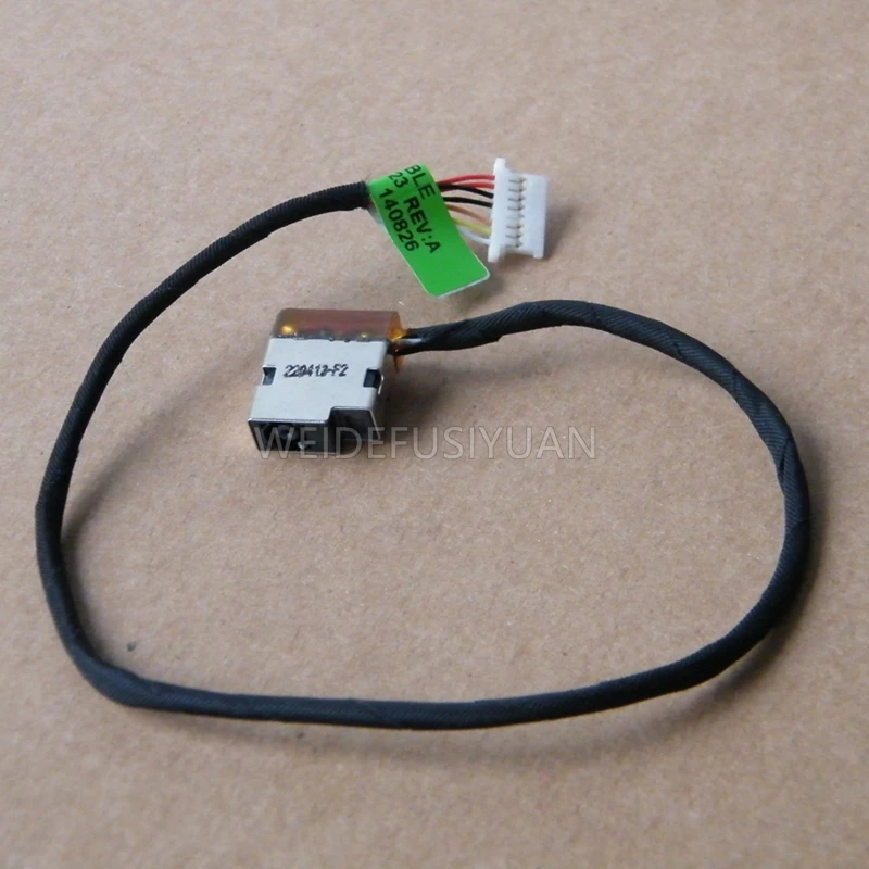 AC DC Power Jack Socket Charging Port Connector Cable Harness For HP 15S-FR 15S-DR 15S-FQ TPN-Q222 TPN-I139