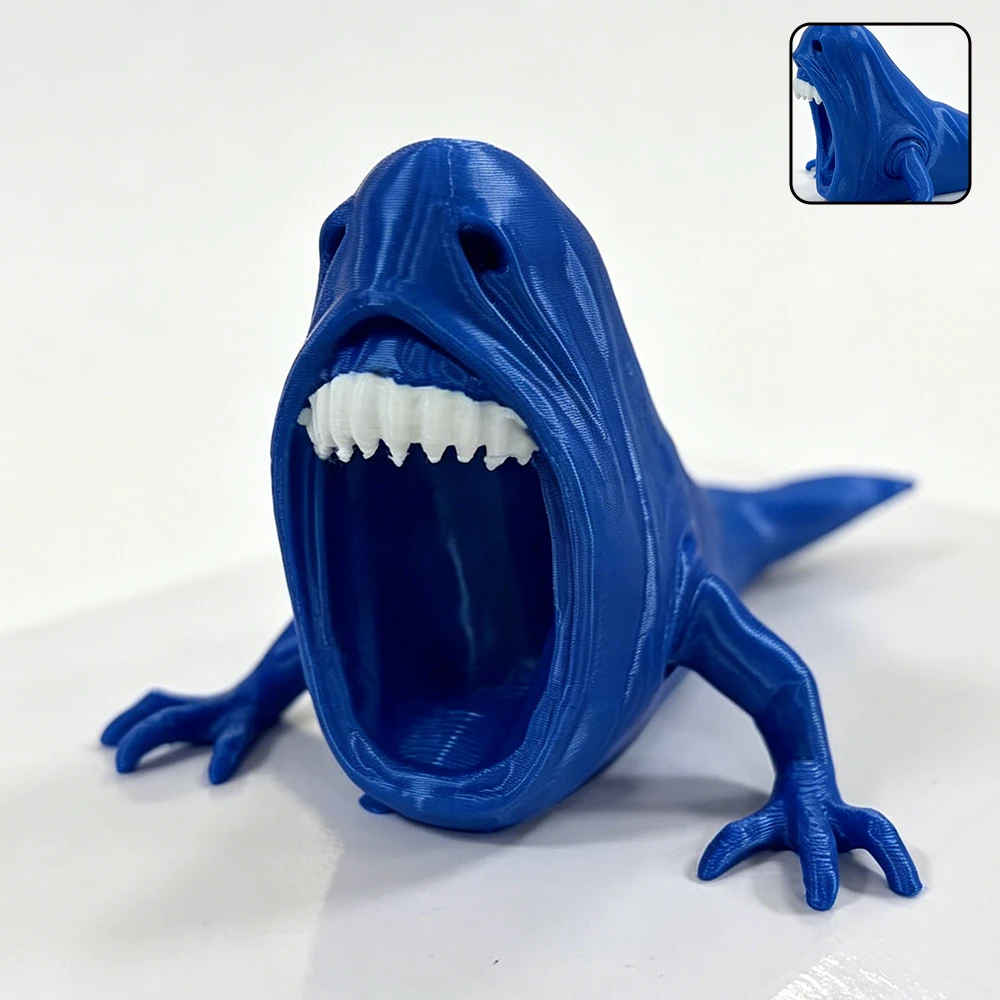 2026 Flexible Articulated Bloop Sea Monster Figure 3D Printed Movable Joint Horror Ocean Beast Collectible Decor for Hobby Fans view 6
