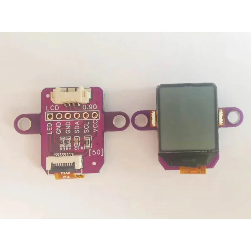 Modul layar kristal cair LCD 0,9 inci, layar jam tangan, jelas terlihat di bawah sinar matahari