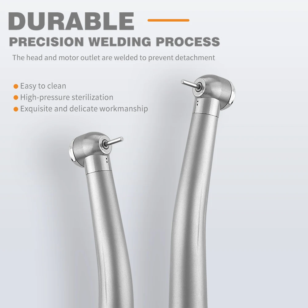 قبضة الأسنان عالية السرعة رذاذ الماء طب الأسنان دفع زر الهواء Tubrine معدات طبيب الأسنان 2 حفرة 4 حفرة محامل السيراميك #4