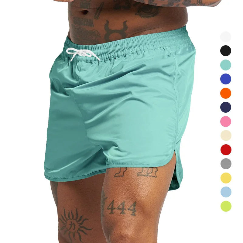 Shorts Men's New Summer Fashion Beach Shorts Polyester Multi-color Sports 3/4 Trend