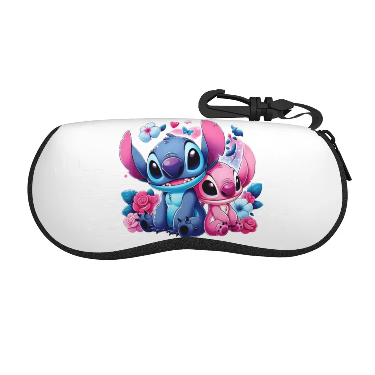 

Stitch And Angel Glasses Case Men Women Sunglasses Pouch Trend Original Eyewear Accessory Pocket Glasses Box