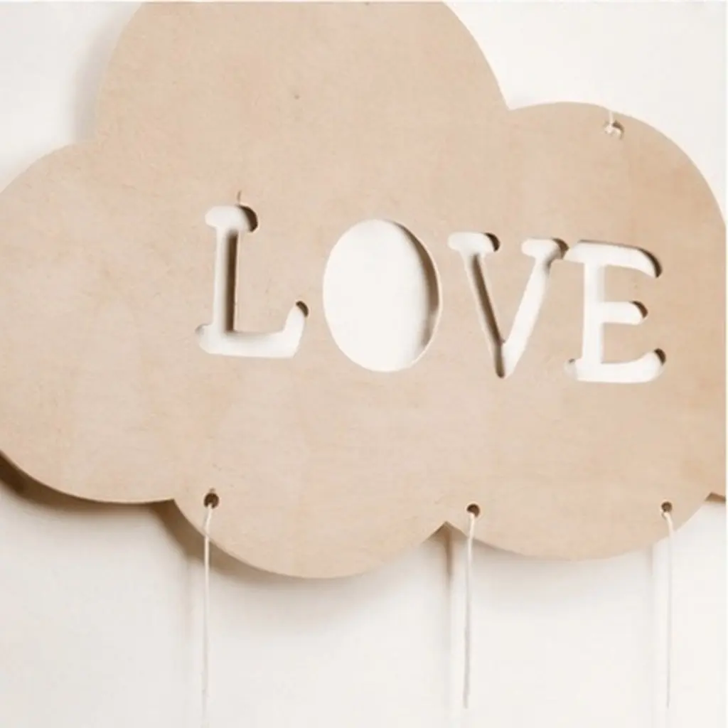 Moon Eyelash Hanging Ornament Cute Nursery Bedroom Wall Ceiling Decor for Kids Playroom Home