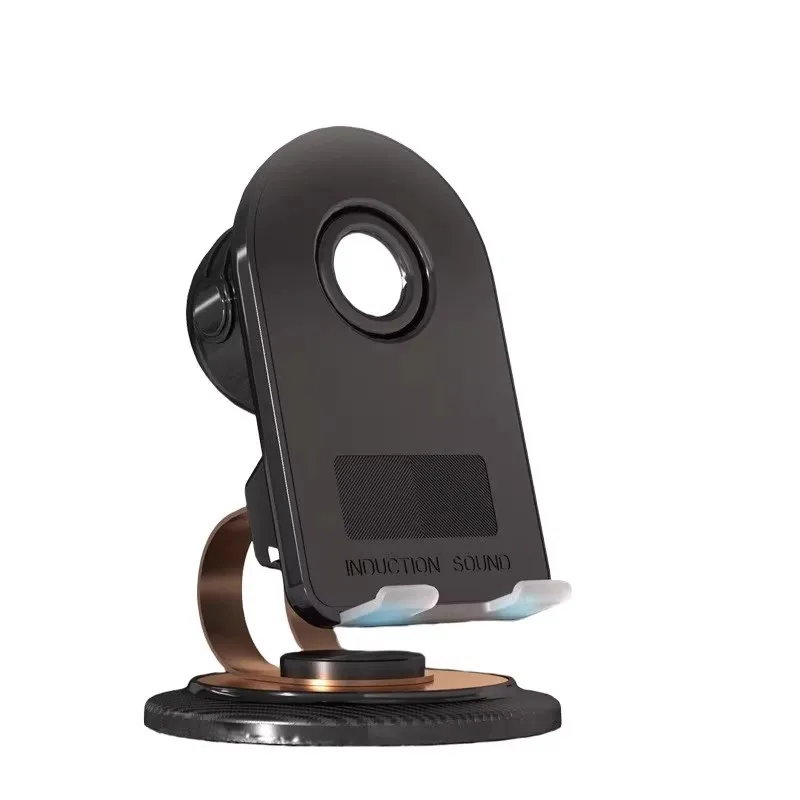 

Mobile phone holder Bluetooth audio power bank three-in-one wireless charger