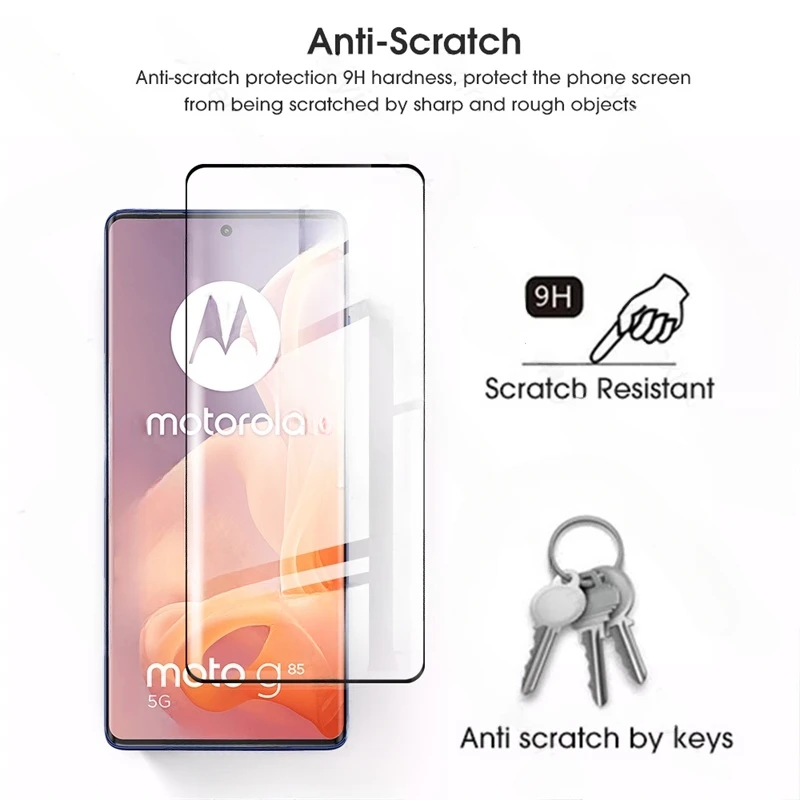999D Curved 9H Tempered Glass For Motorola Moto G85 MotoG85 G 85 85G 5G 2024 XT2427-3 6.67\