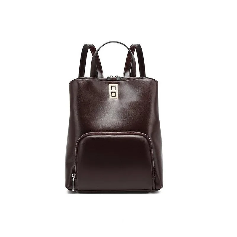 

Jonlily Women PU Leather Backpack Female Fashion Daybag Casual Commuter Bag High Capacity Travel Rucksack Shoulder Bag -KG1924