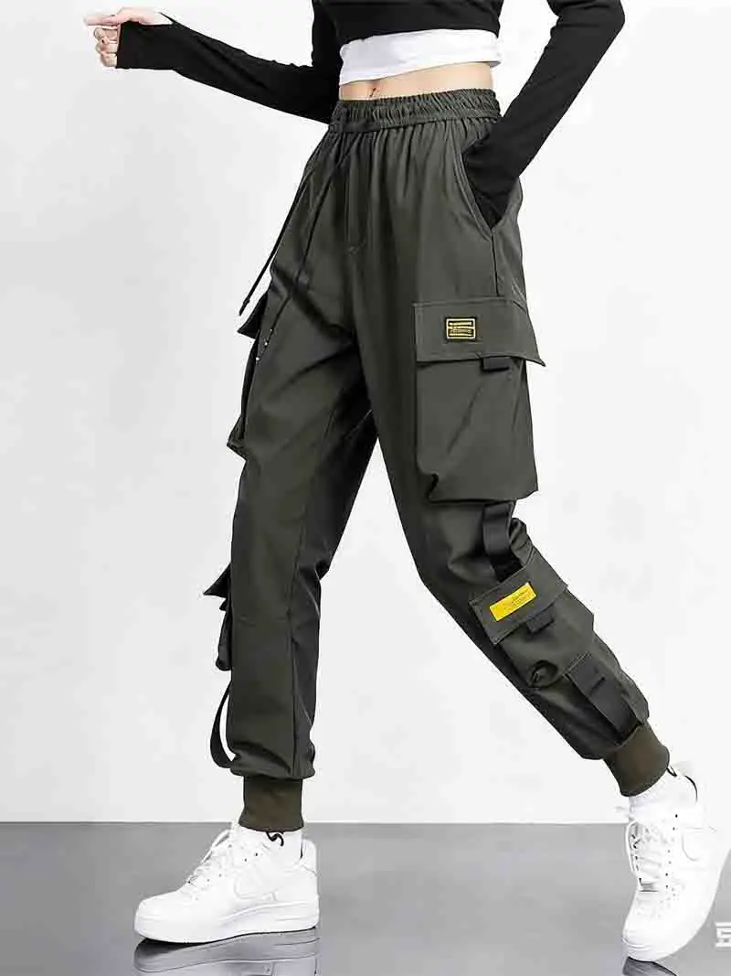 Pantalones Cargo para mujer verano poliéster delgado vacaciones románticas secado rápido absorbente ligero para relajación en la playa Sexy