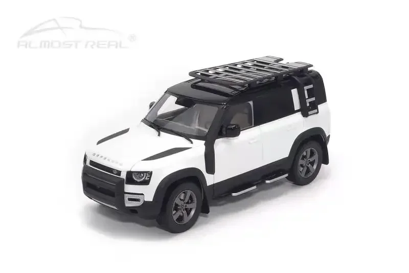 1/18 Almost Real For 2020 Land Rover Defender 110 90 Diecast CAR MODEL TOYS Boys Girls Collection White Metal,Plastic