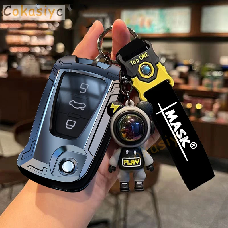 Zinc alloy silicone key case protective cover For Roewe rx3 rx5 rx5max rx8 Remote Car Keychain Accessories