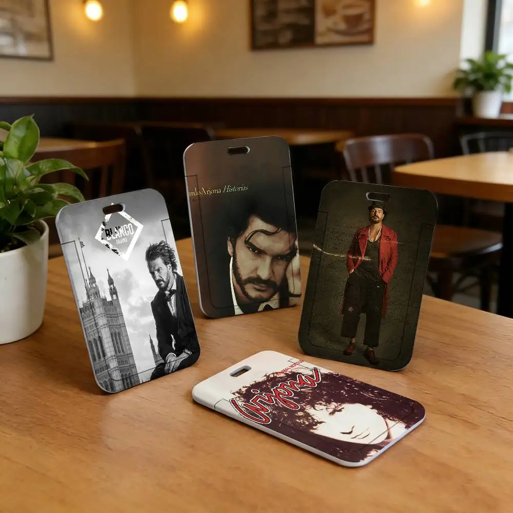 Estuche para Tarjetas del Álbum del Cantante Ricardo Arjona, Porta Tarjetas de Autobús para Estudiantes, Porta Identificaciones con Cordón