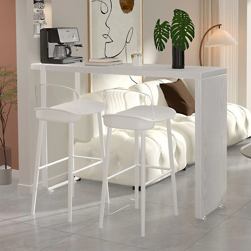 

Премиум Qa120 семейный барный стол из цельного дерева, встроенная перегородка для гостиной, балкона, дома, небольшой барный стол, кухонный барный высокий стол