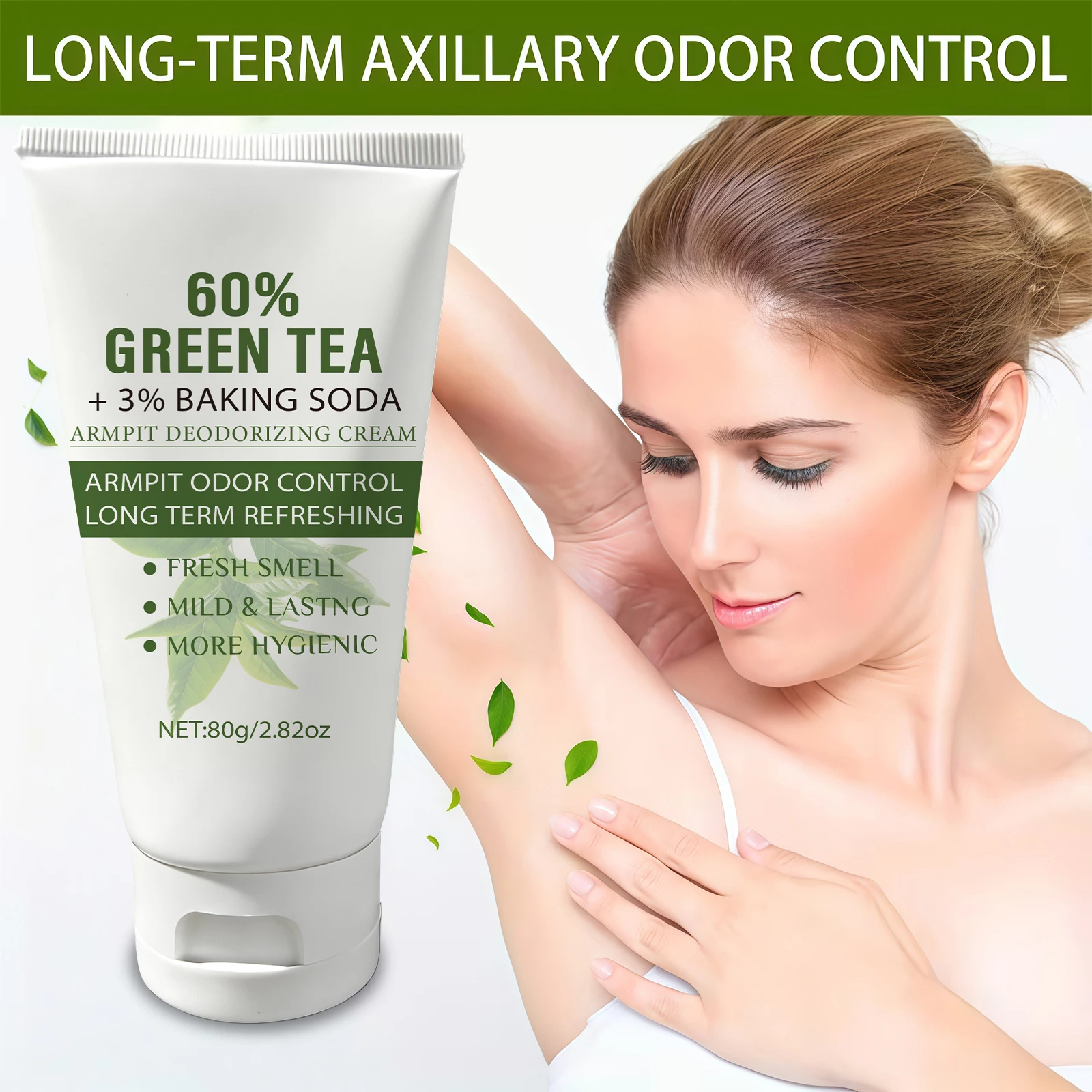 Underarm Deodorant—72-Hour Long-Lasting Fragrance, Effectively Controls Underarm Odor, Provides a Long-Lasting Freshness, Nourishes the Skin, Is Hygienic and Gentle, Suitable for Both Men and Women