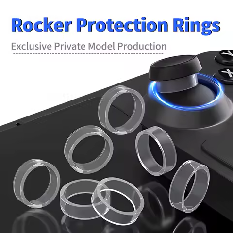 4/8pcs Gamepads Joystick Protective Ring for PS5/PS4/Switch Pro Rocker Rubber Silicone Cover for Rog Ally/Steam Deck Controller