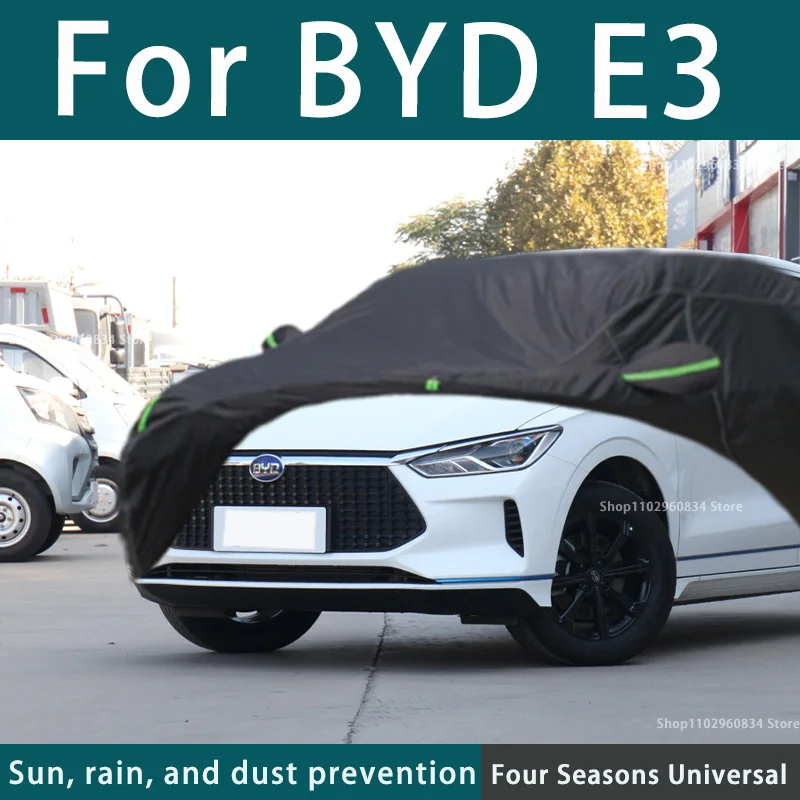 

FOR BYD E3 Car Cover Outdoor Protection Full Car Covers cooling Cover Sunshade Waterproof Dustproof car Accessories