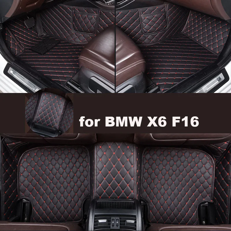 

Автомобильные коврики для BMW X6 F16 2015-2019, аксессуары, индивидуальные автомобильные коврики