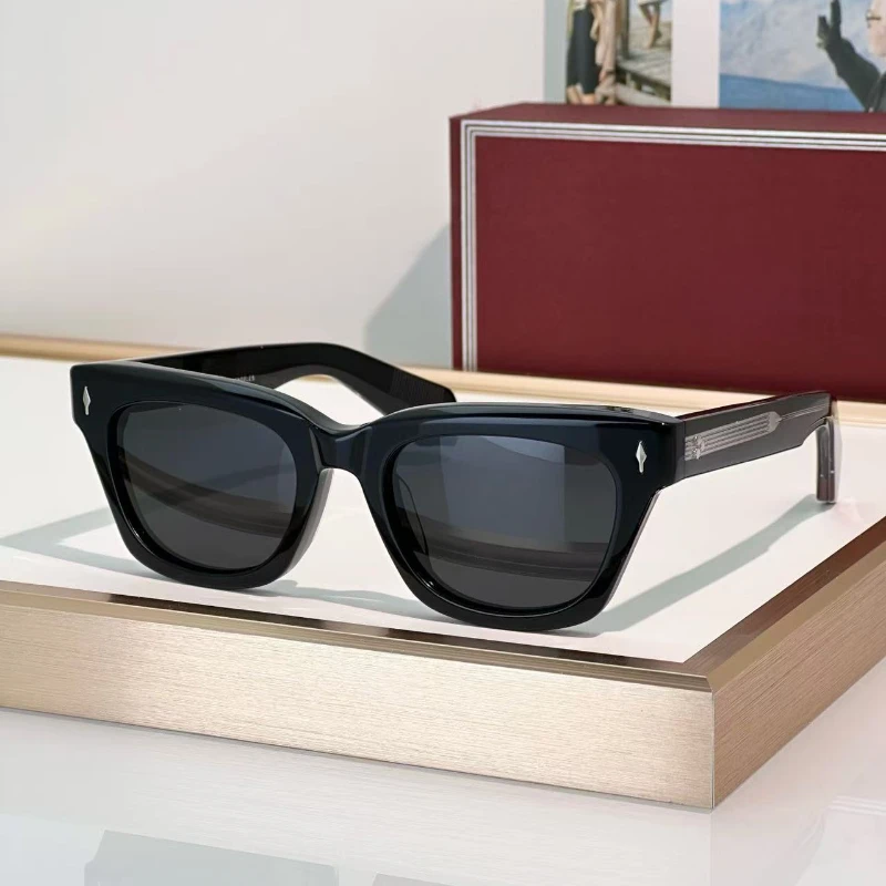 

JMM DEALAN Square Men's Women's Fashion Sunglasses UV400 Photochromic Handmade Quality Acetate Classic Vintage Glasses With Case