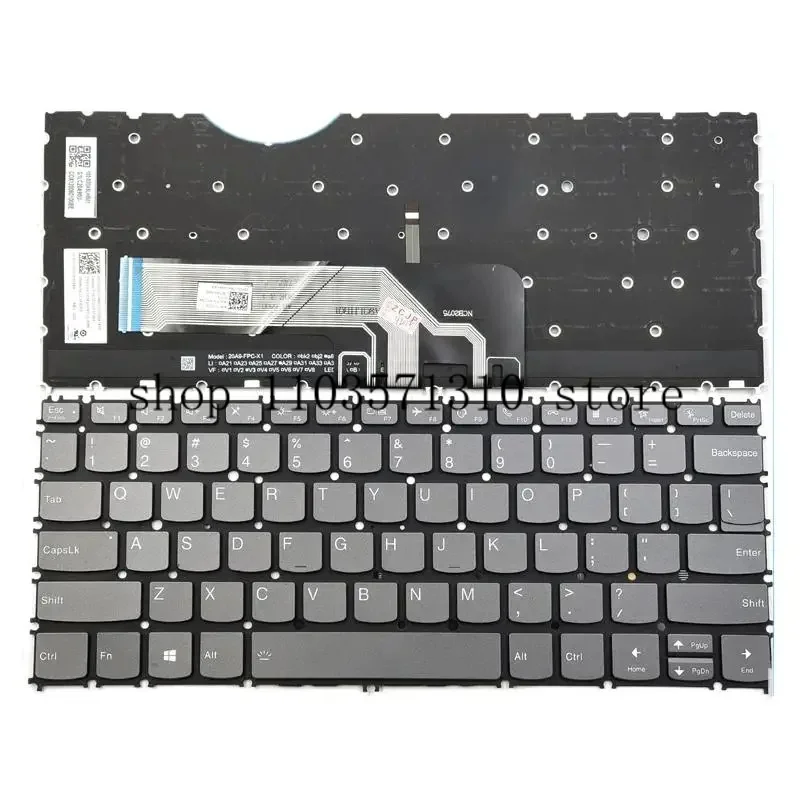

Новая клавиатура для ноутбука Lenovo ThinkBook 13s G2 ARE 13s G2 ITL, черная, США, с подсветкой, без рамки