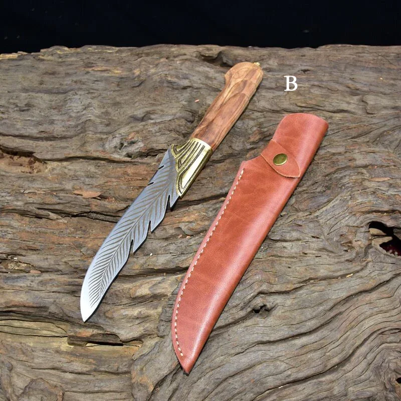 Slaughtering knife handmade forging boning knife Longquan household kitchen  fruit knife slicing  lightweight