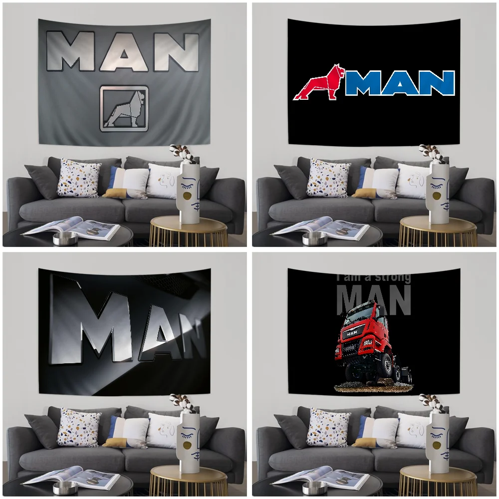 

Man Truck Tapestry Art Printing Art Science Fiction Room Home Decor Wall Art Decor