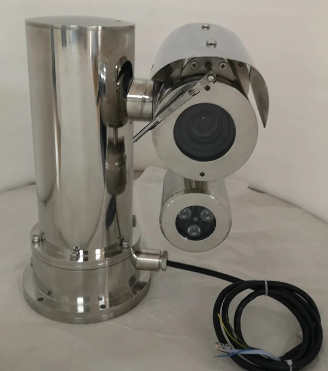 2025 La più recente telecamera PTZ anticorrosione IP 2MP 25x in acciaio inossidabile IR 100m AC240V Rotazione di 360 gradi Visione notturna Uso marino