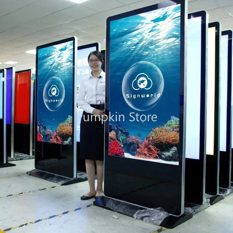 

55 Inch Indoor/Outdoor LED Screen LCD Advertising Kiosk Digital Signage and Displays Totem 100/85/75/65/43 Customize