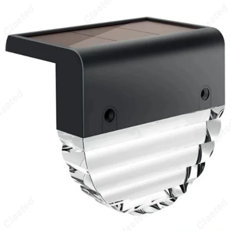 Creative New LED Solar Light IP55 Outdoor Waterproof Garden Courtyard Staircase Fence Railing Step Staircase Lighting Fixture