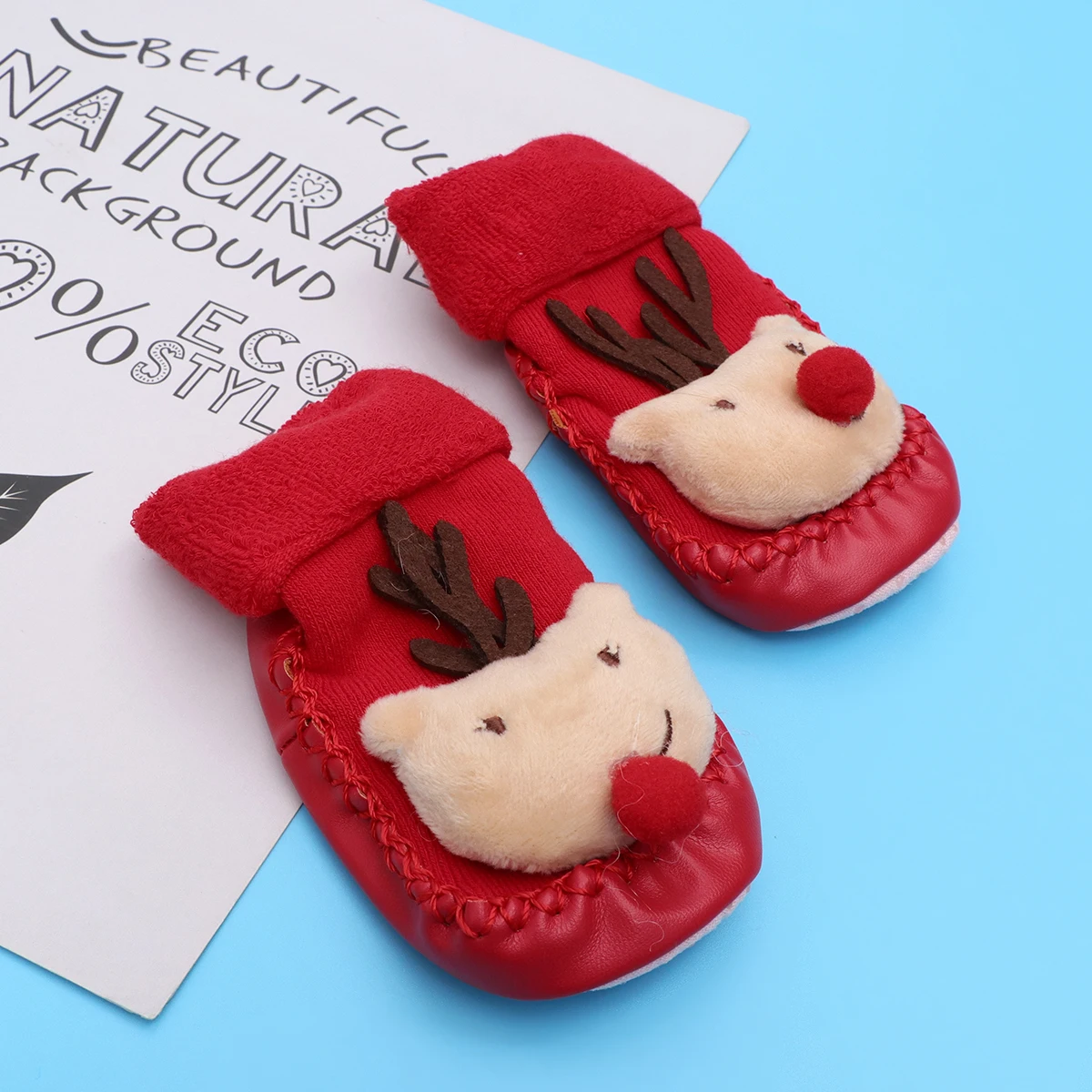 

Christmas Baby Shoes and Socks Stockings for Kids Anti-slip Floor Keep Warm Toddler Child