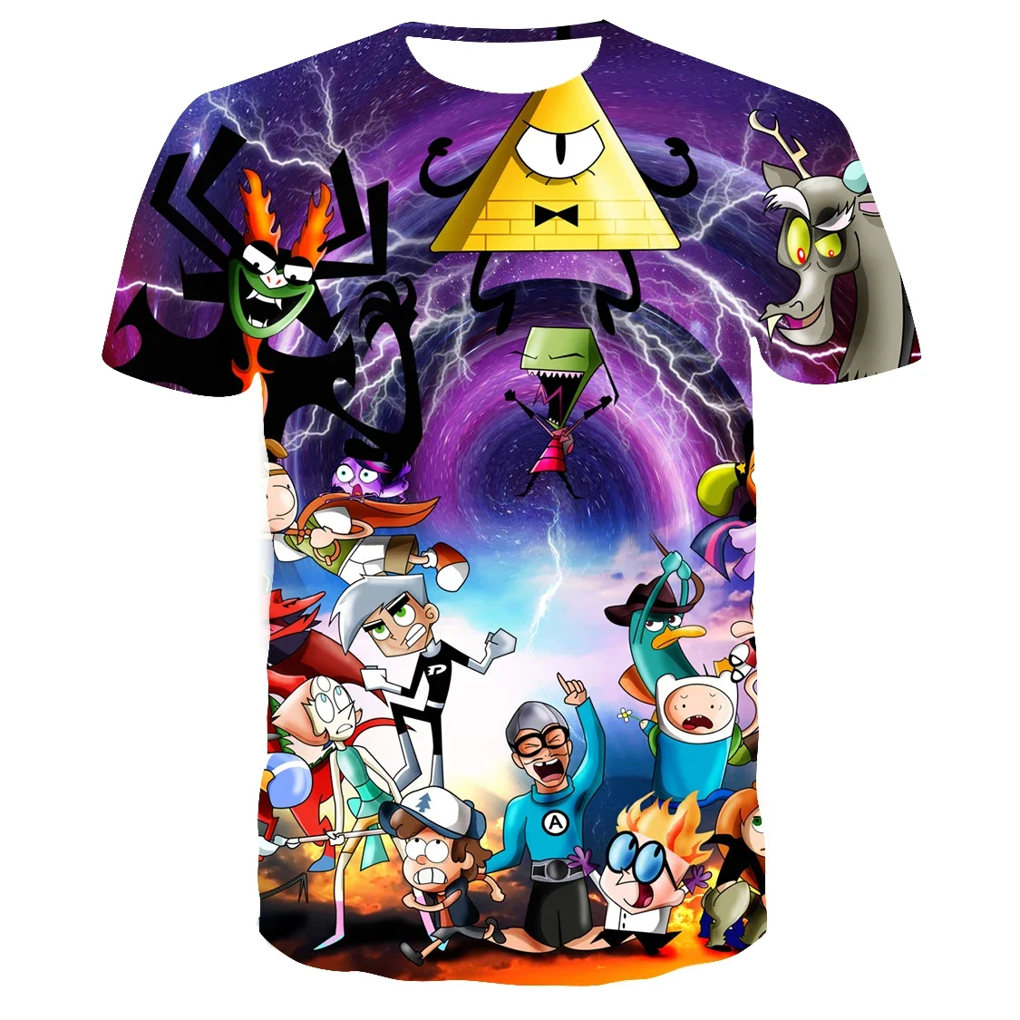 Camisetas Disney Gravity Falls, camisetas para niños, nuevas camisetas de verano, camisetas casuales de dibujos animados de manga corta para niños