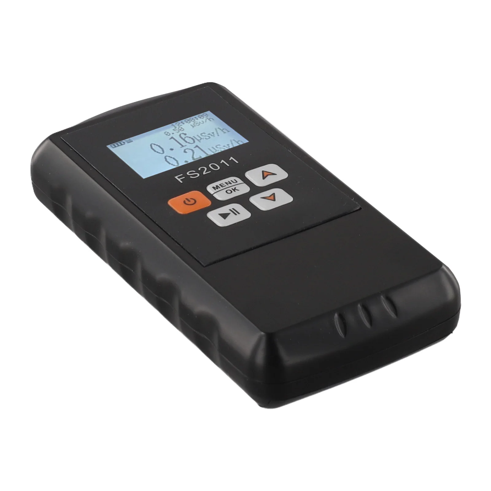 15*8*5 سنتيمتر مراقبة الإشعاع 0.01 1000 Sv h تعليمات دليل تعويض الطاقة FM أنبوب الإنجليزية واجهة العرض